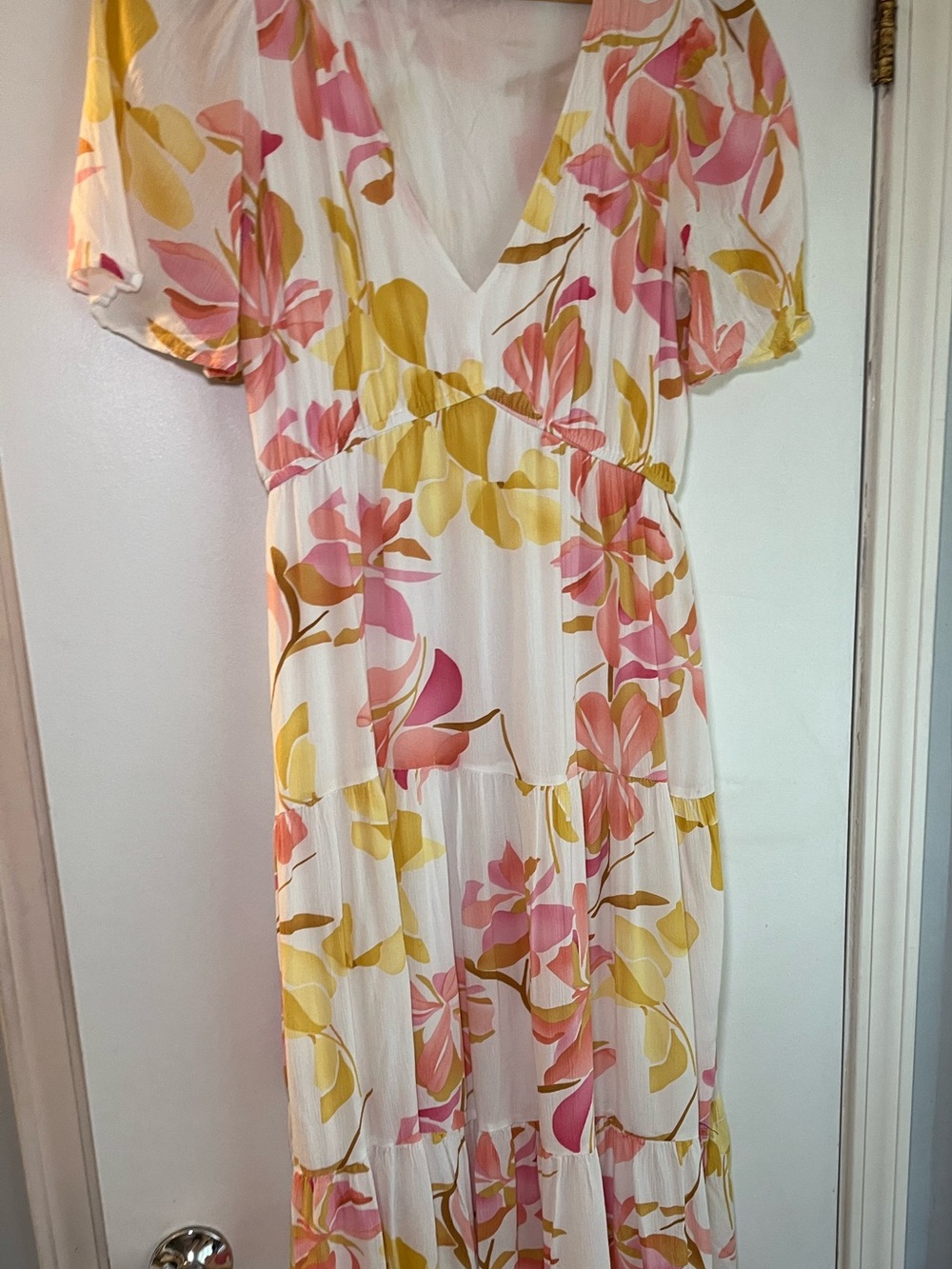 Z Supply Kat Golden Hour Floral Maxi Dress size M - Picture 6 of 8